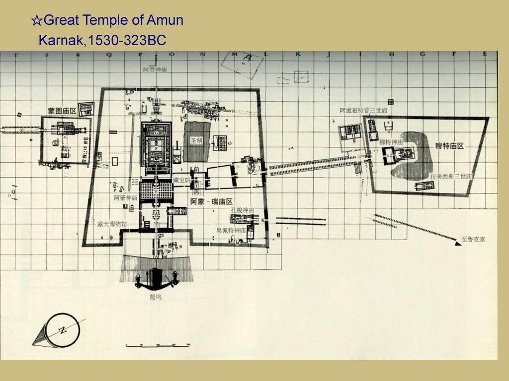 55☆great temple of amunkarnak, bc卡纳克阿蒙神庙群体布局 56