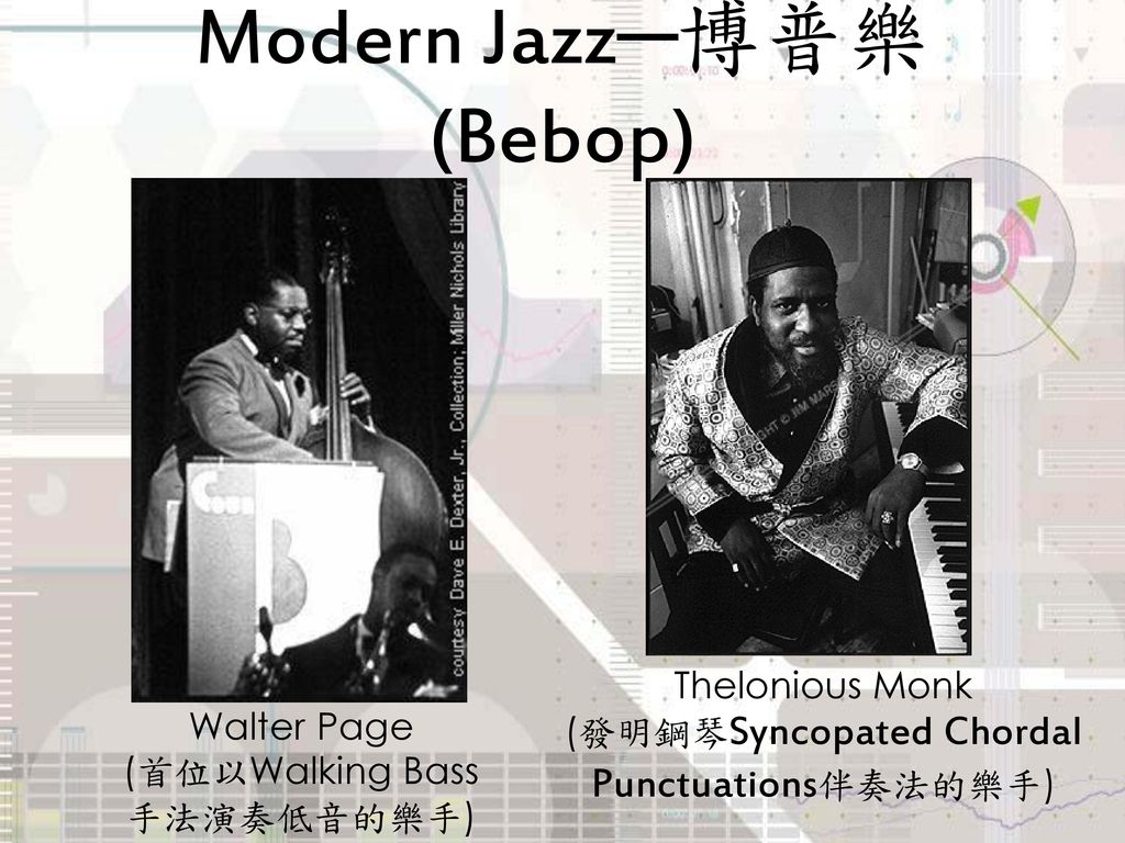 goodman sextet modern jazz—博普乐(bebop) kenny clarke(发明爵士