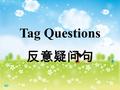 Tag Questions 反意疑问句 100A 100C 100B 200A 200B 200C 300A 300B 300C Competition 1 Challenge yourself.