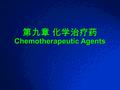 A Free sample background from www.powerpointbackgrounds.com Slide 1 第九章 化学治疗药 Chemotherapeutic Agents.