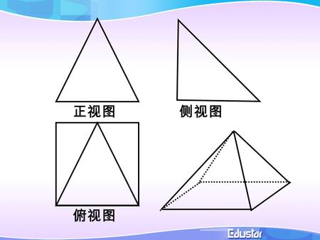 正视图侧视图 俯视图. 1.3.1 柱体、锥体、 台体的表面积 在初中已经学过了正方体和长方体的表面积， 你知道正方体和长方体的展开图与其表面积的关 系吗？ 几何体表面积 展开图平面图形面积 空间问题 平面问题 提出问题.