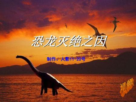恐龙灭绝之因 制作：人影11-20号 视频.