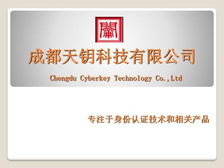 成都天钥科技有限公司 Chengdu Cyberkey Technology Co.,Ltd