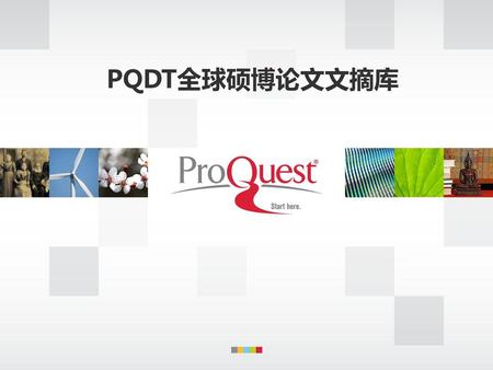 PQDT全球硕博论文文摘库.