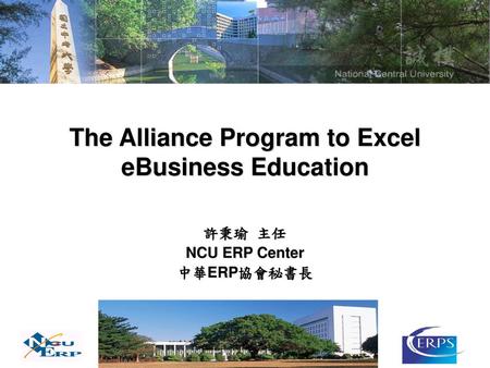 The Alliance Program to Excel eBusiness Education