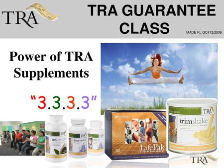 Power of TRA Supplements