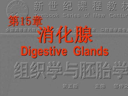 第15章 消化腺 Digestive Glands.
