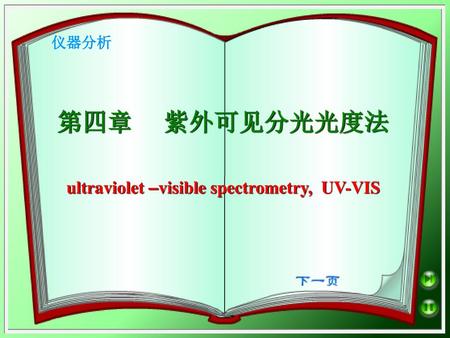 ultraviolet –visible spectrometry, UV-VIS