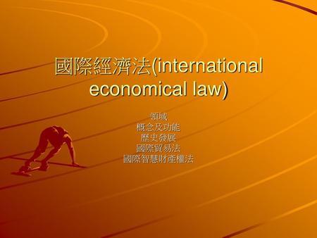 國際經濟法(international economical law)