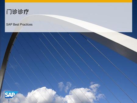门诊诊疗 SAP Best Practices.