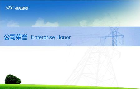 公司荣誉 Enterprise Honor.