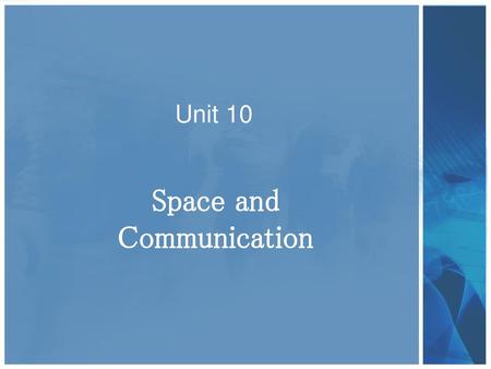 Space and Communication