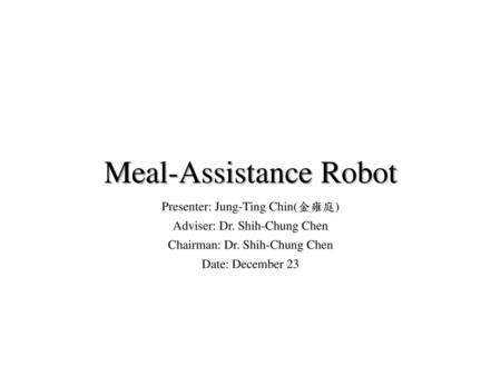 Meal-Assistance Robot