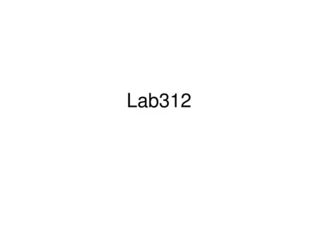 Lab312.