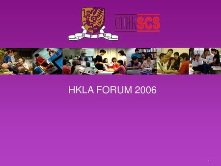 HKLA FORUM 2006.