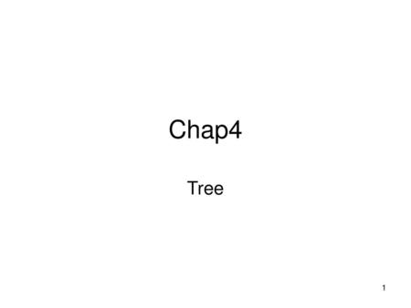 Chap4 Tree.