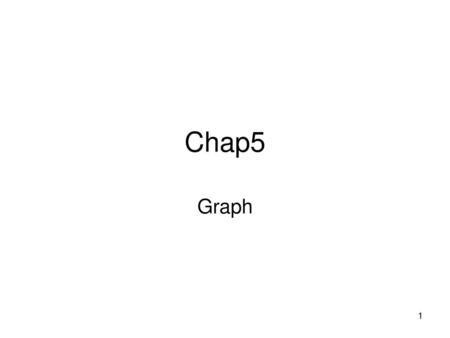 Chap5 Graph.