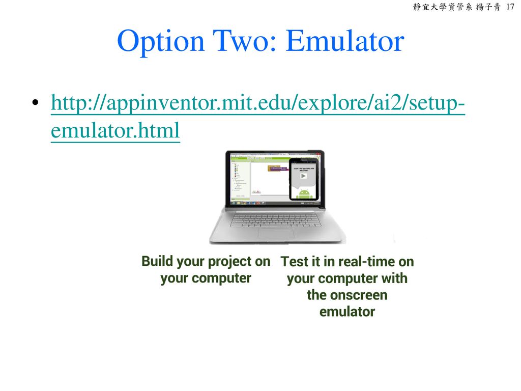 Option Two: Emulator