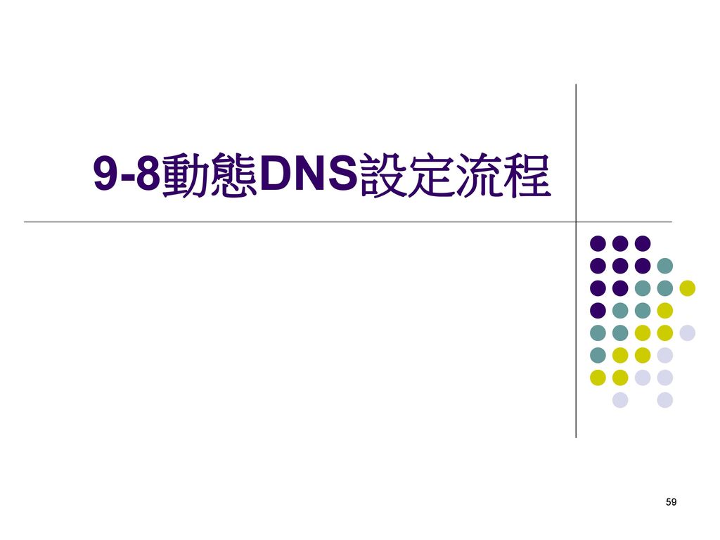 9-8動態DNS設定流程
