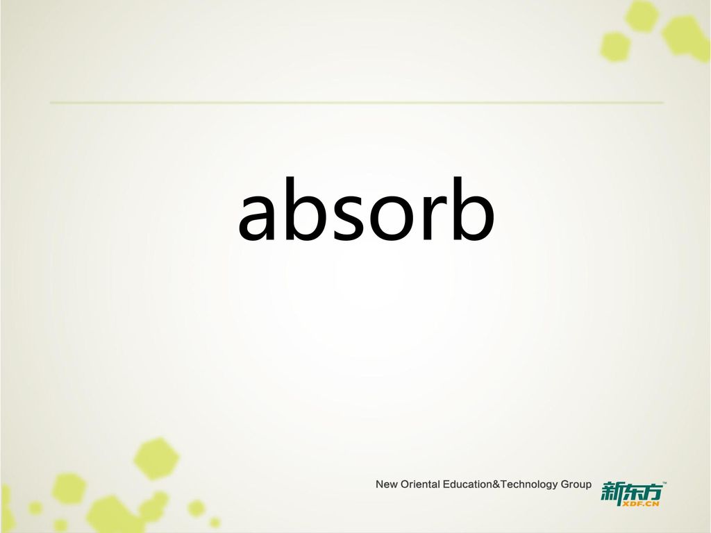absorb