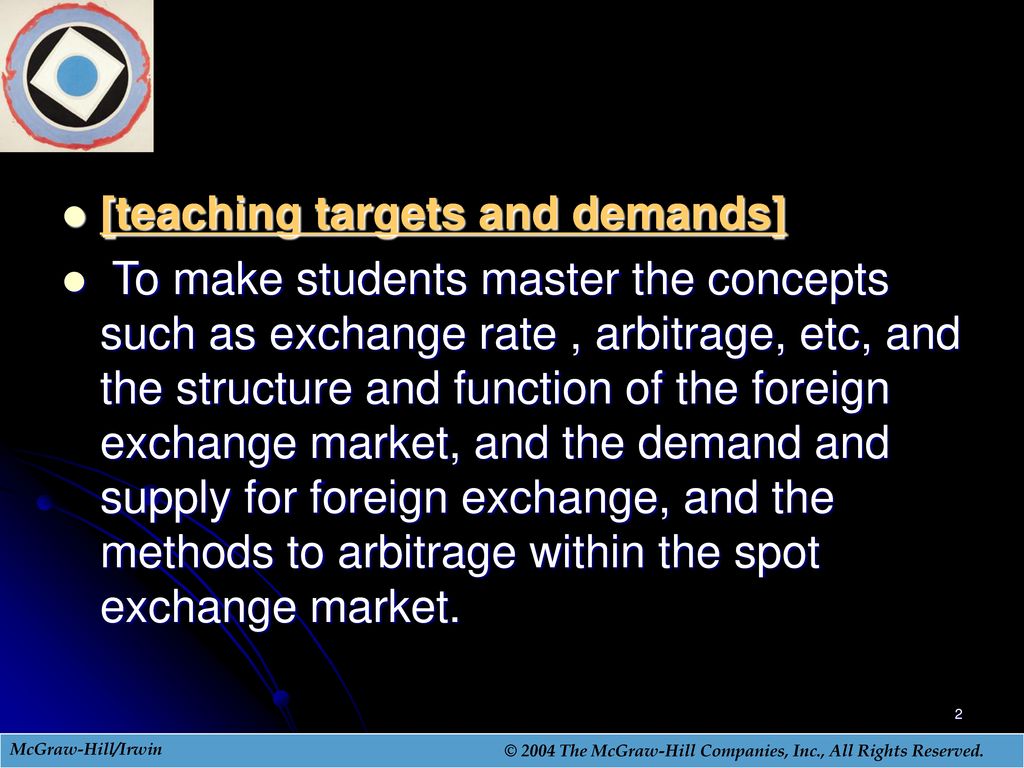 [teaching targets and demands]
