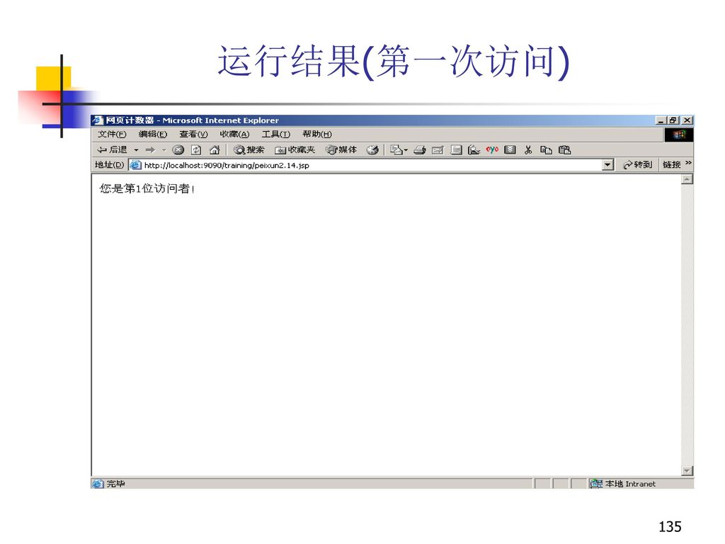 运行结果(第一次访问)