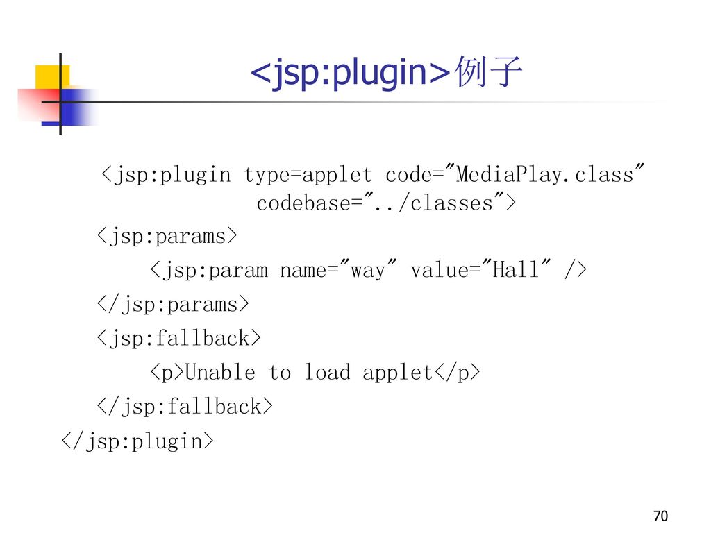 <jsp:plugin>例子