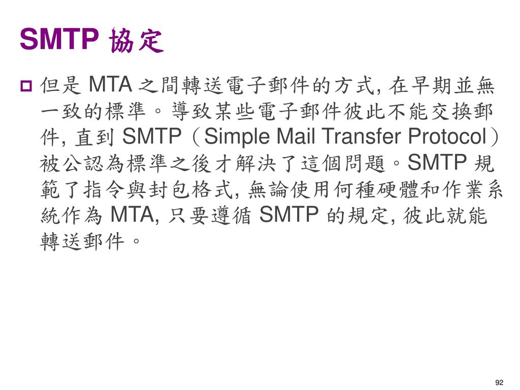 SMTP 協定