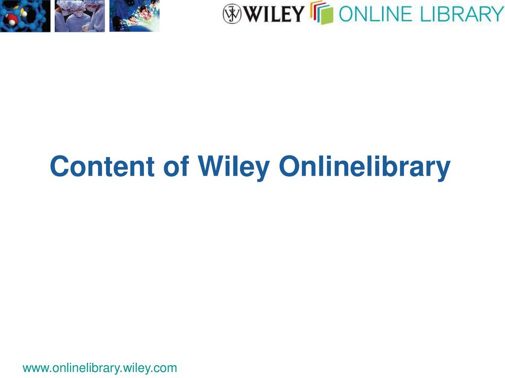 Content of WiIey Onlinelibrary