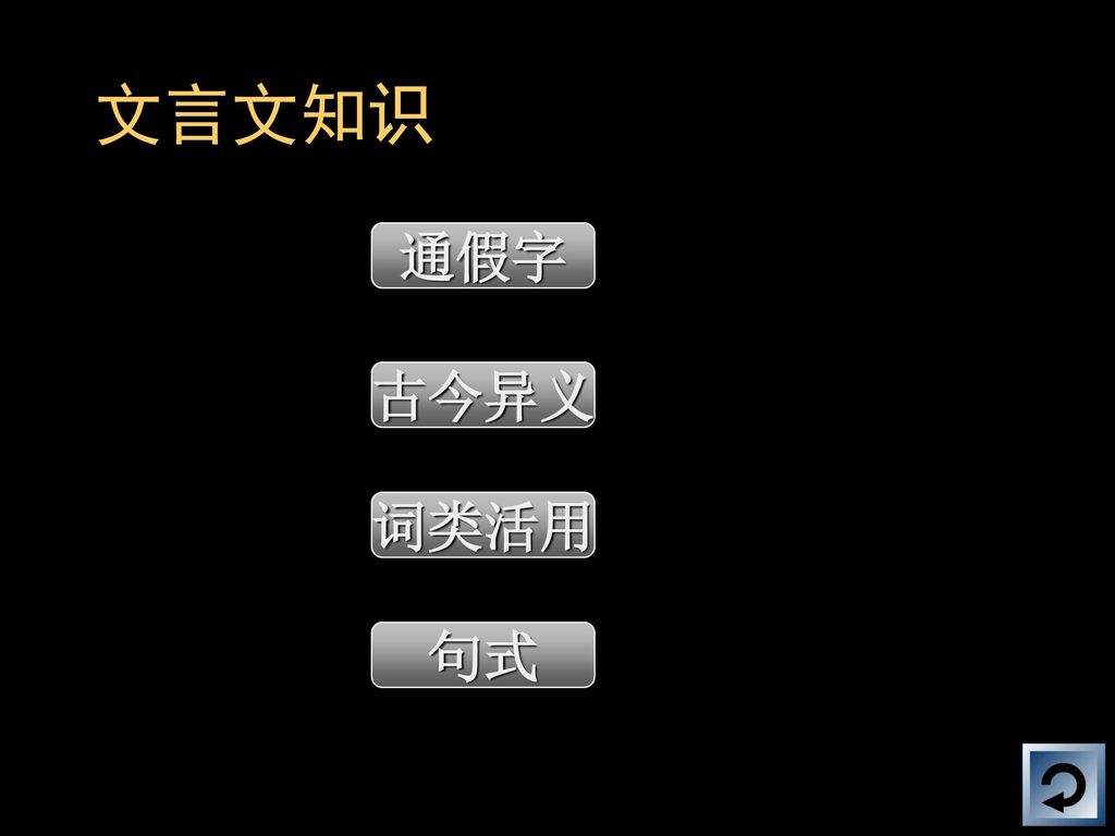 文言文知识 通假字 古今异义 词类活用 句式