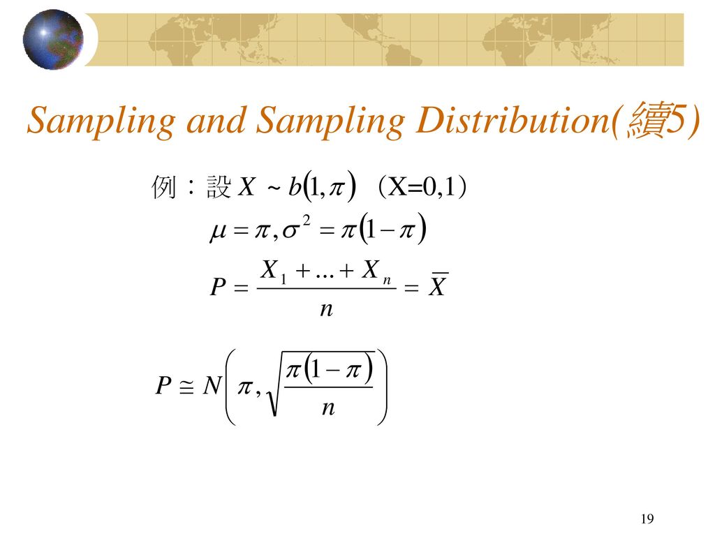 Sampling and Sampling Distribution(續5)