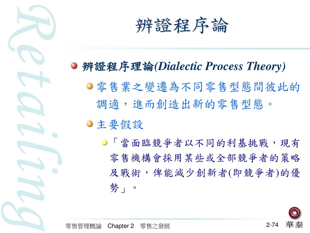 辨證程序論 辨證程序理論(Dialectic Process Theory)