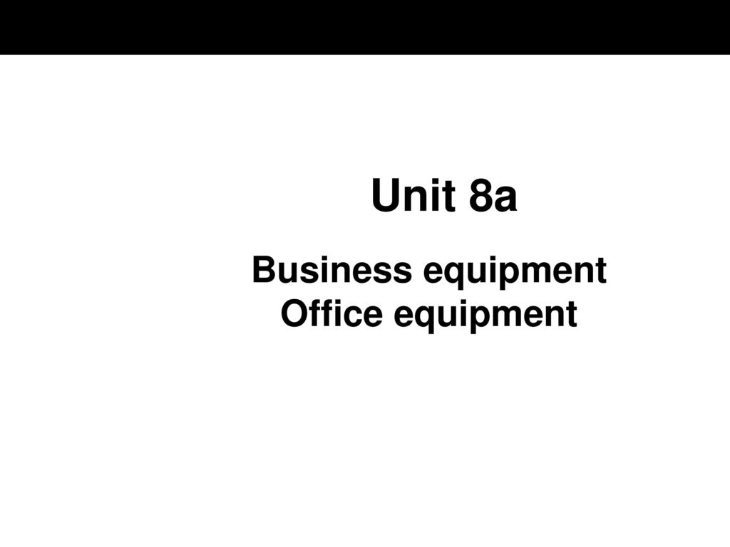 Business equipment Office equipment