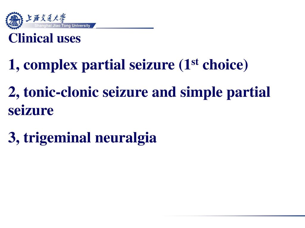 use: first-line for partial and generalized tonic–clonic