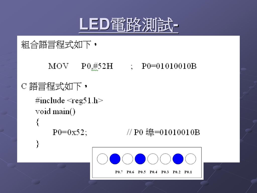 LED電路測試-
