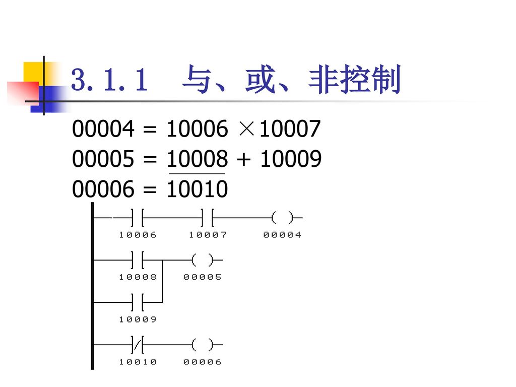 《 plc应用技术》课件 第三章 梯形图编程技巧.