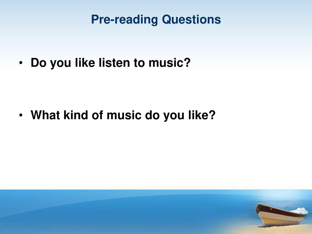 Pre-reading Questions