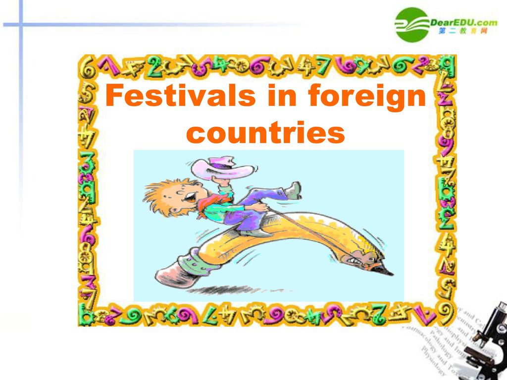 Festivals in foreign countries