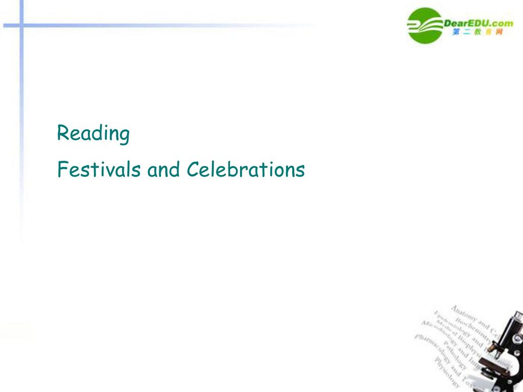 Reading Festivals and Celebrations