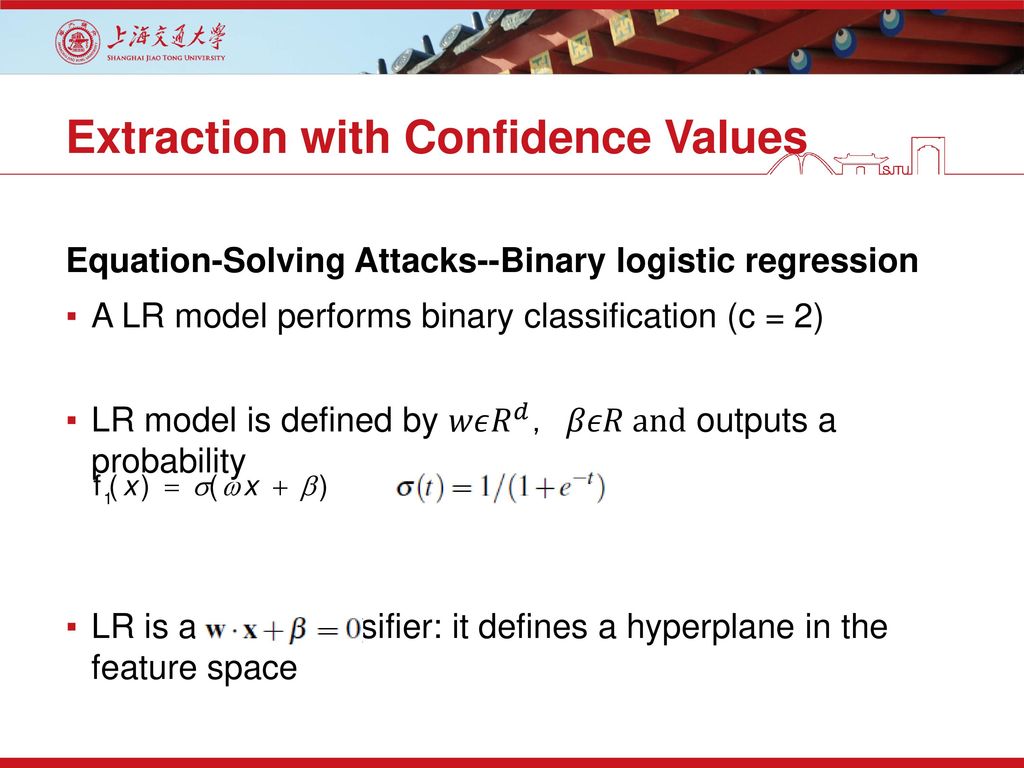 Extraction with Confidence Values