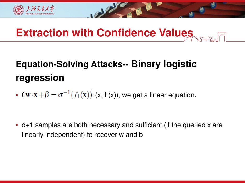 Extraction with Confidence Values