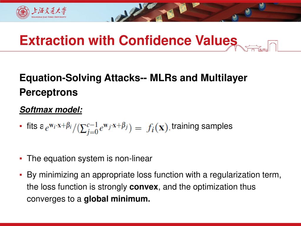 Extraction with Confidence Values