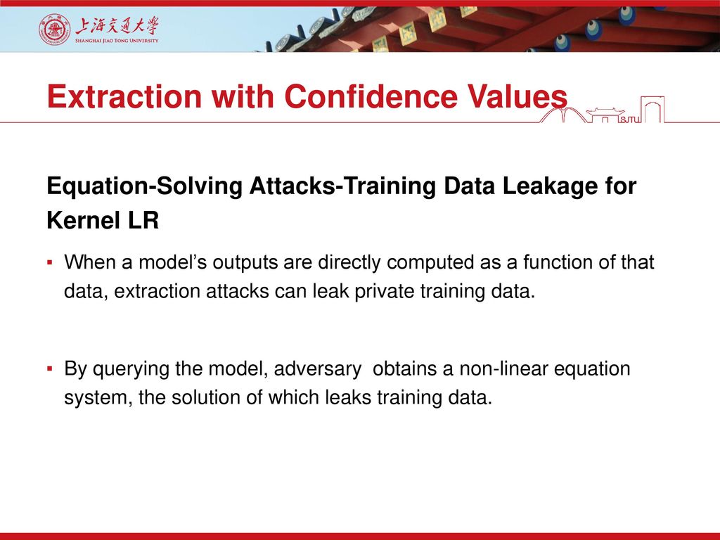 Extraction with Confidence Values