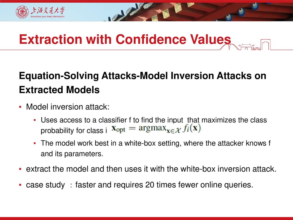 Extraction with Confidence Values