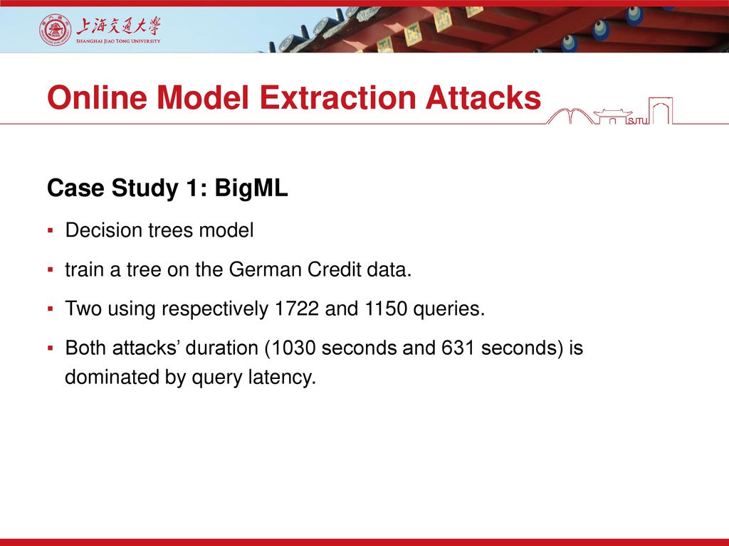 Online Model Extraction Attacks