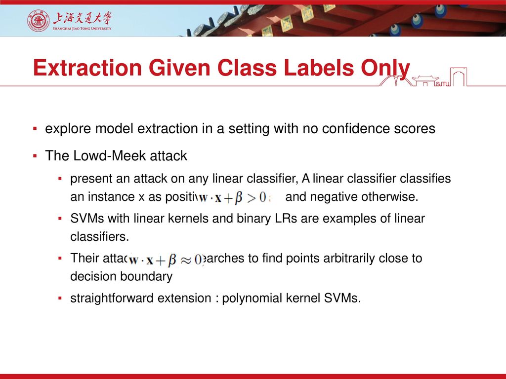 Extraction Given Class Labels Only