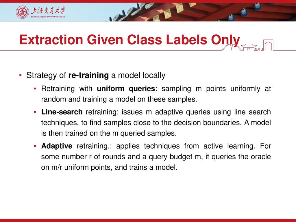 Extraction Given Class Labels Only