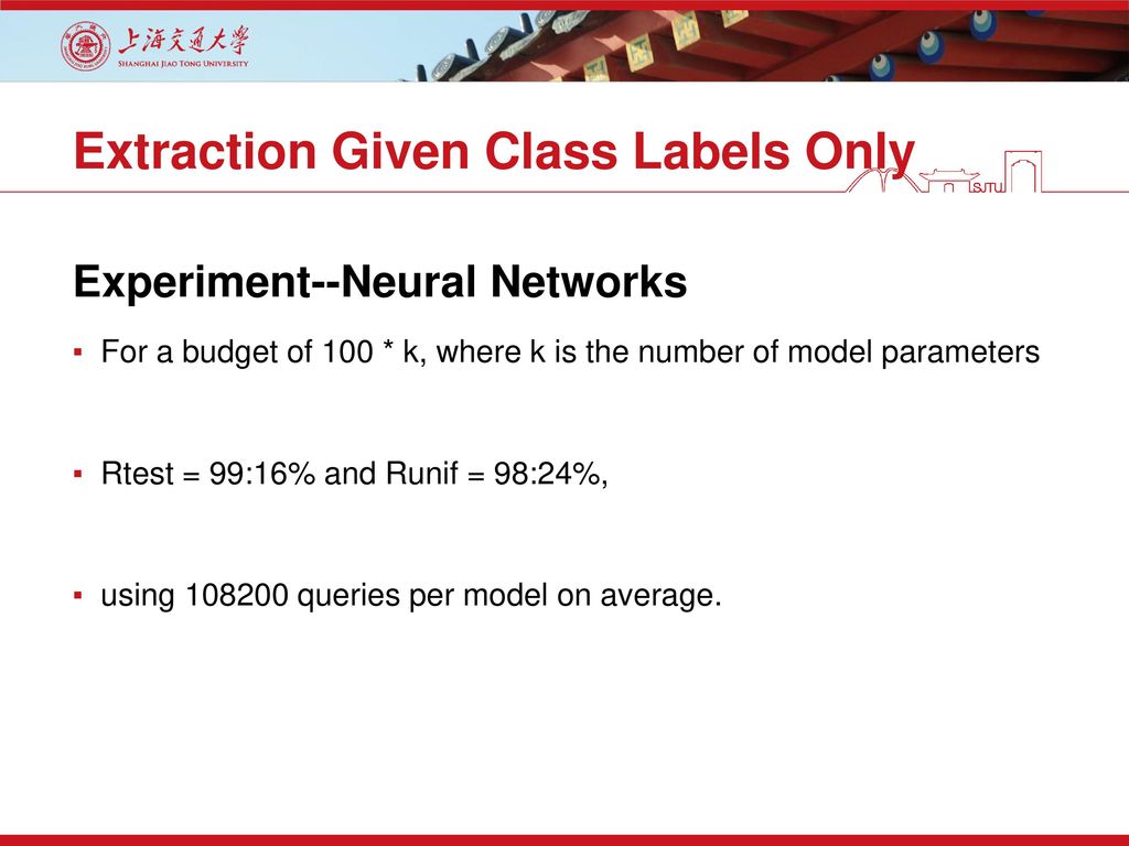 Extraction Given Class Labels Only