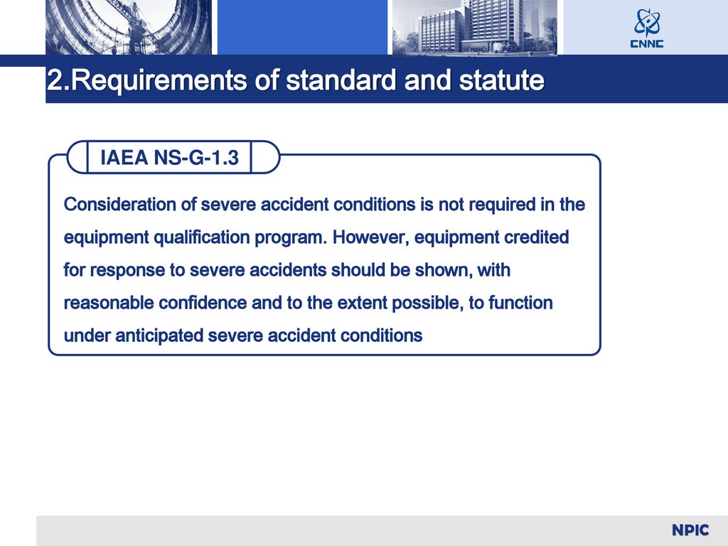 2.Requirements of standard and statute