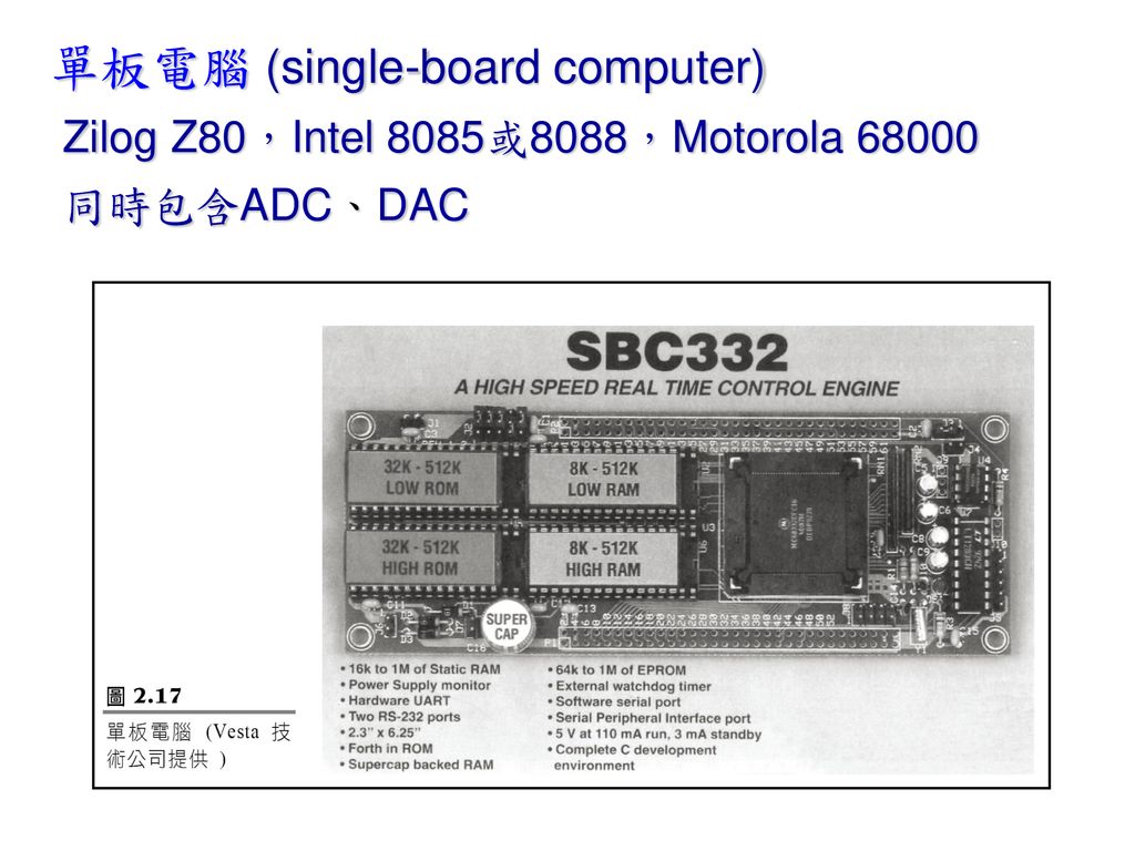 單板電腦 (single-board computer)